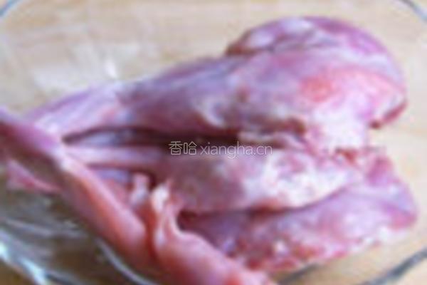 茶香熏兔腿的做法图解1
