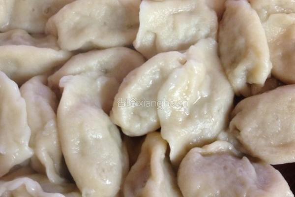 茴香肉末饺子