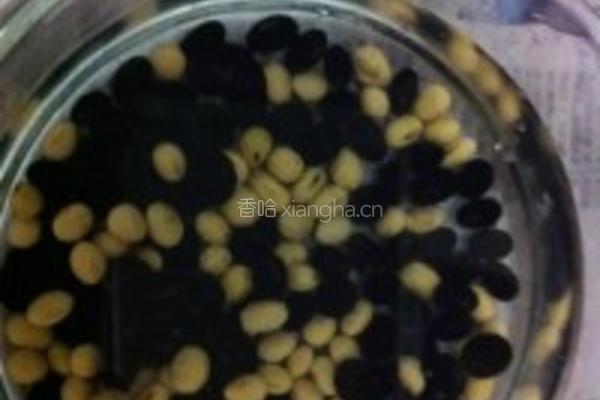 黑豆黄豆浆的做法图解1