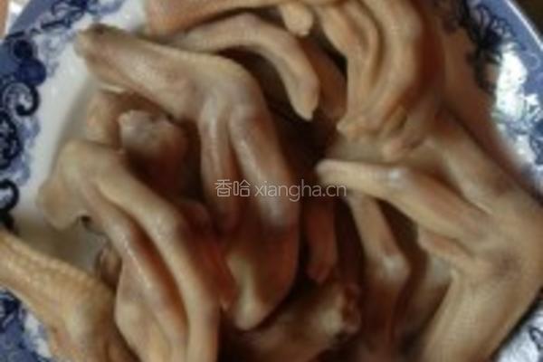 芸豆焖鸭掌的做法图解1