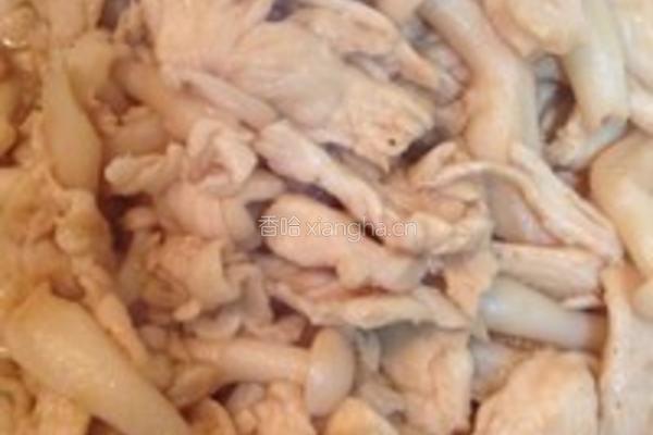 鸡肉炒腿菇的做法图解5