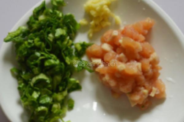 鸡肉菜粥的做法图解1