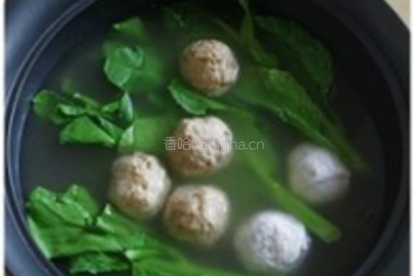 贡丸鲜蔬面的做法图解3