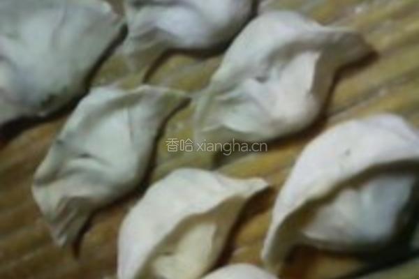 茴香素馅饺子的做法图解7