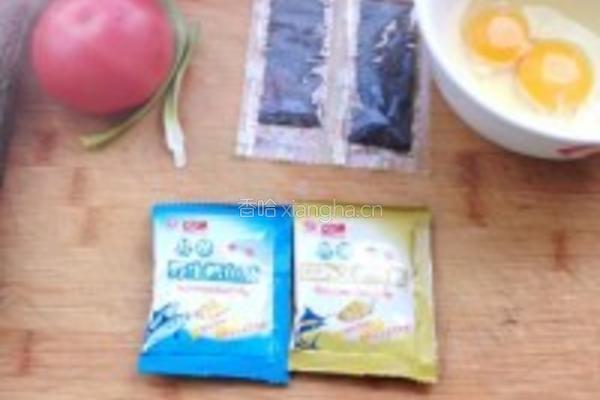 韩式海苔鸡蛋饼的做法图解1