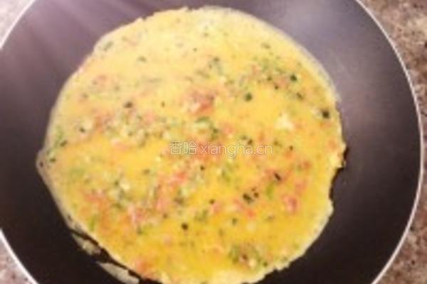 韩式海苔鸡蛋饼的做法图解4
