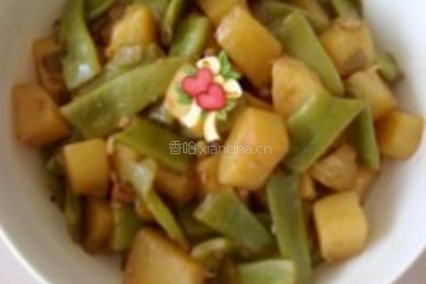 酱焖芸豆土豆的做法图解3