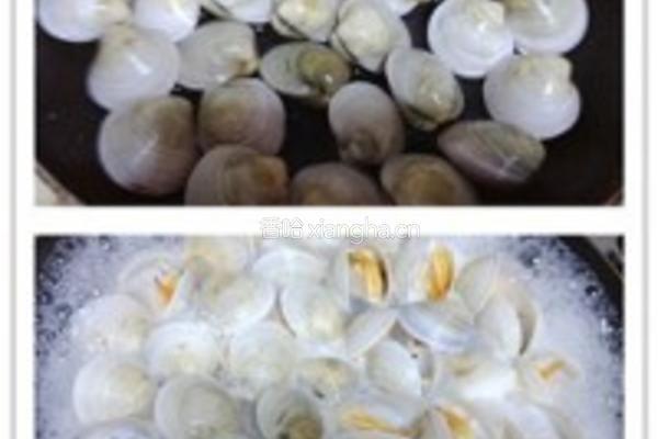 蚝油蛤蜊生菜的做法图解1