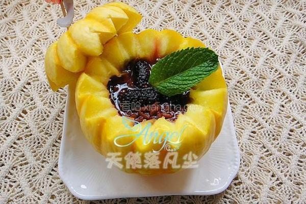 太阳果桑葚粥