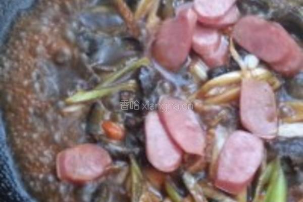 肉肠烧海参的做法图解11
