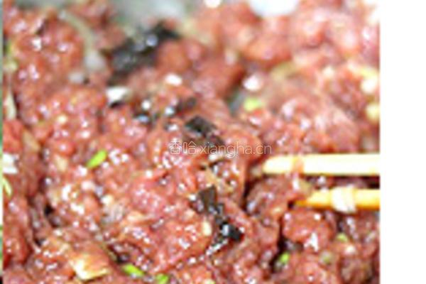 芸豆牛肉包的做法图解4