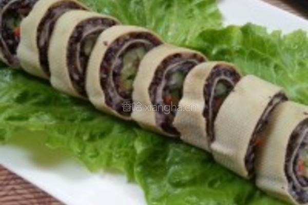 豆皮紫菜卷的做法图解11