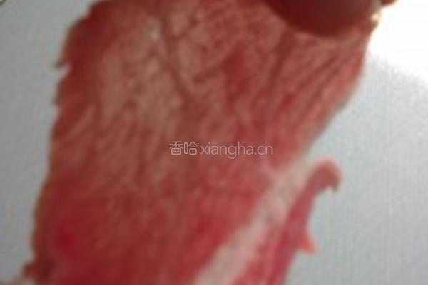 家常水煮肉片儿的做法图解1