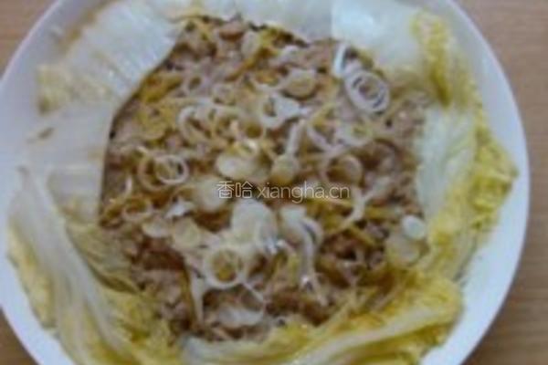 头菜肉饼蒸饭的做法图解6