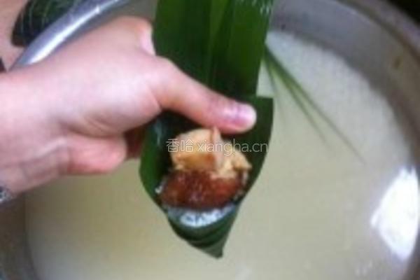 肉粽和蜜枣棕的做法图解4
