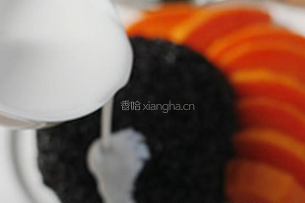 黑香米椰浆水果饭的做法图解8