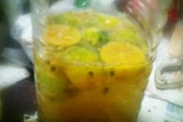 冰柠百香的做法图解1