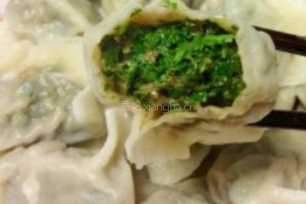 苜蓿肉饺子的做法图解8