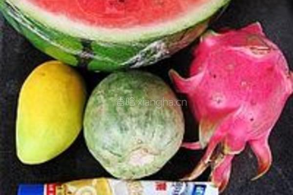 冰爽水果捞的做法图解1