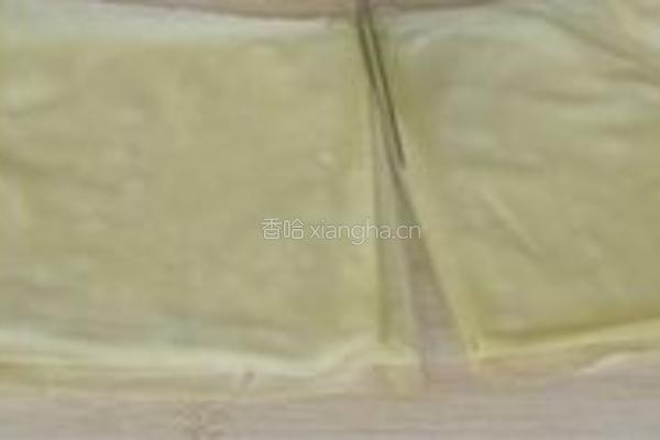 鸡汁荠菜百叶包的做法图解1