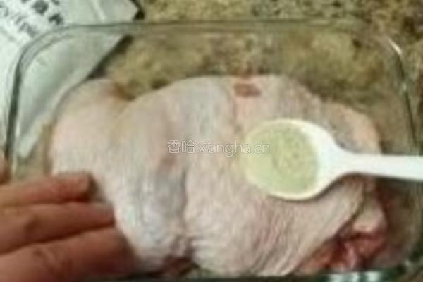 美式烤火鸡腿卷的做法图解1