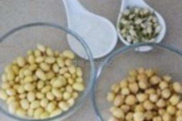 茉莉花豆浆的做法图解1