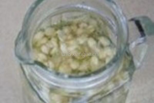 茉莉花豆浆的做法图解2