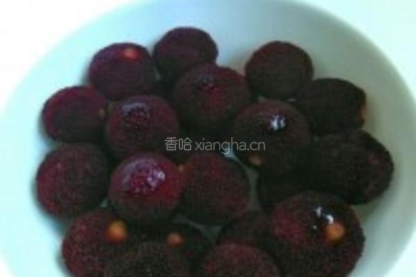 冰镇杨梅汁的做法图解2