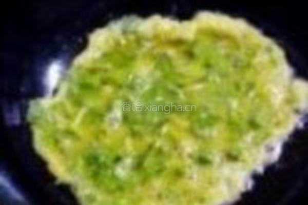 芹菜虾皮炒鸡蛋的做法图解4