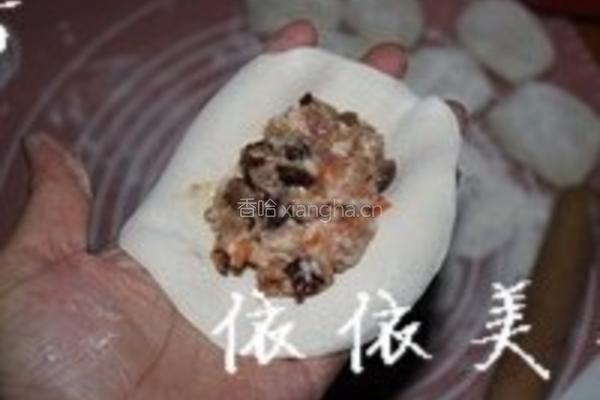 冬菇胡萝卜肉馅包子的做法图解5