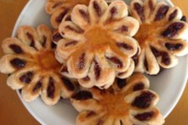 菊花豆沙酥的做法图解10