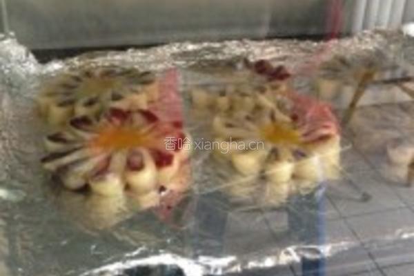 菊花豆沙酥的做法图解8