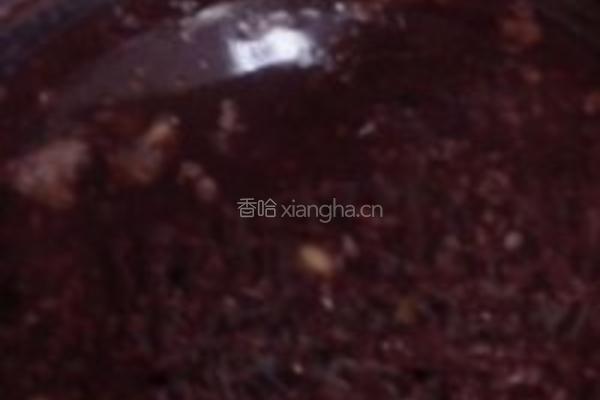 花生百荷黑米粥的做法图解3