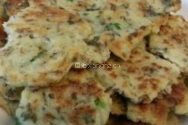 紫菜鸡蛋豆渣餅的做法图解4
