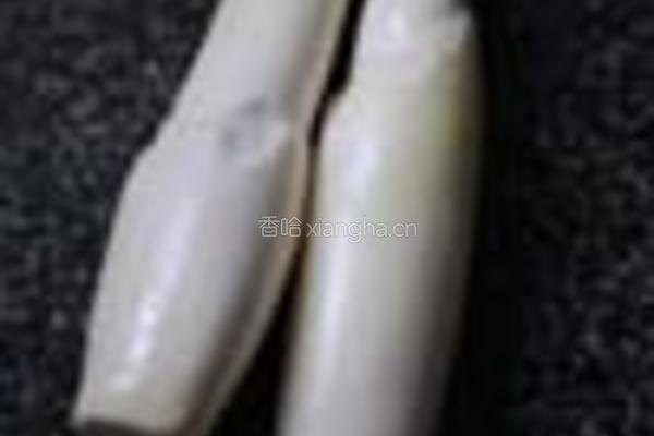 茭白油条炒的做法图解1