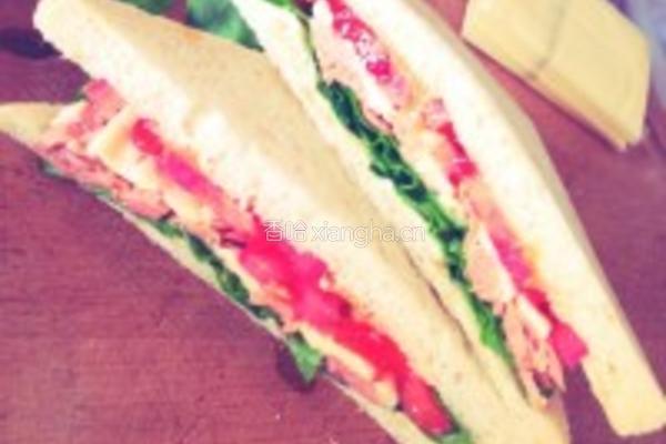 金枪鱼sandwich的做法图解5