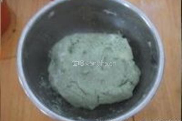 甜艾饼的做法图解3