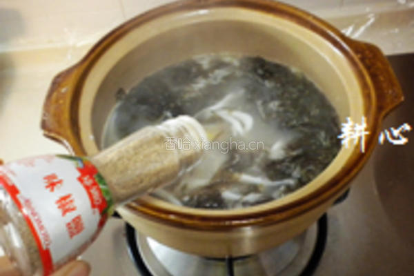 紫菜银鱼汤的做法图解14