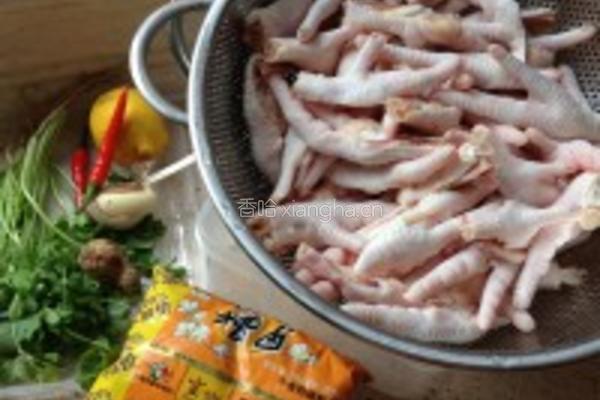 泰味香糟卤凤爪的做法图解1