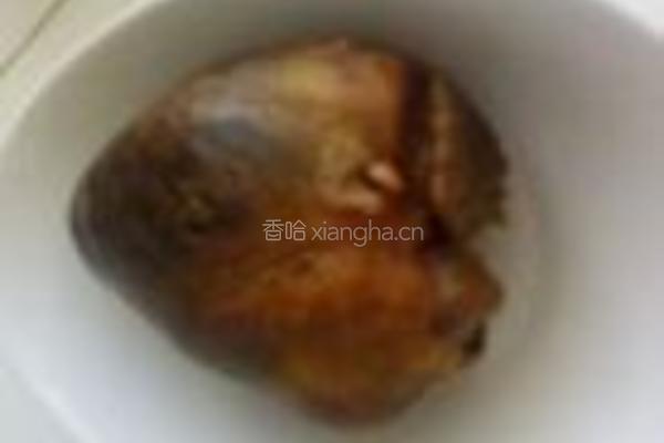 炝拌猪心的做法图解3