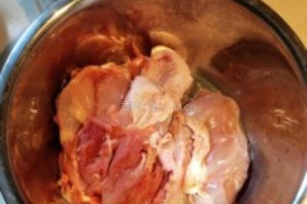 鸡肉扁豆馅包子的做法图解2