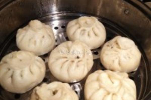 鸡肉扁豆馅包子的做法图解9