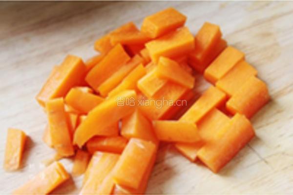 蚕豆米小炒饭的做法图解2