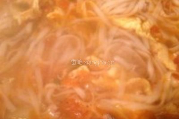 今夜蕃茄鸡蛋挂面汤的做法图解6