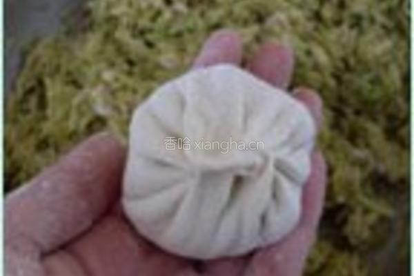 倭瓜虾皮素馅饼的做法图解9
