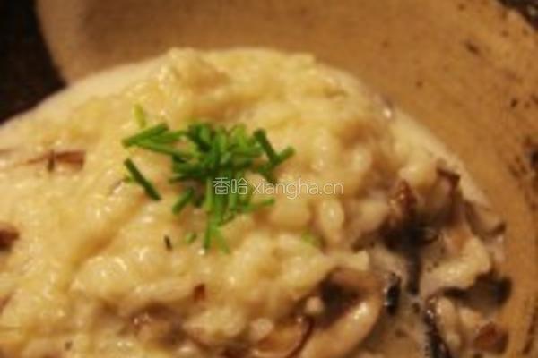 凤尾菇意大利烩饭的做法图解7