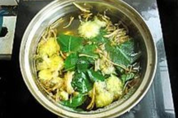 薄荷双花茶的做法图解6