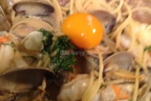 白酱海鲜意大利面的做法图解23