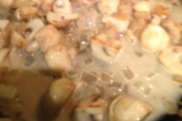 白酱海鲜意大利面的做法图解12