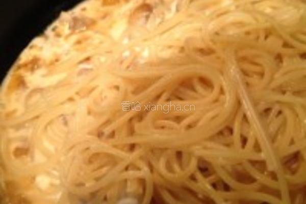 白酱海鲜意大利面的做法图解18